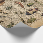 Insects Bugs  Illustration Dictionary Art Cadeaupapier (Hoek)