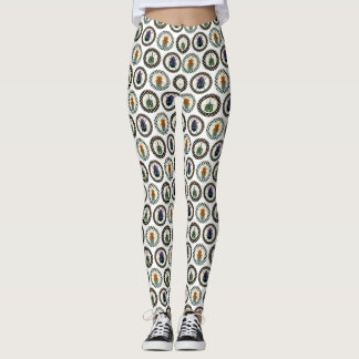 Insects Colorful Beetles Science Leggings