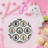  Insects Colorful Beetles Science Papieren Bordje (Feest)