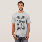  Insects Entomology Illustration T-Shirt (Voorkant volledig)