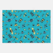Insects Pattern Trio Inpakpapier Vel (Voorkant 2)