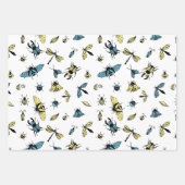 Insects Pattern Trio Inpakpapier Vel (Voorkant)