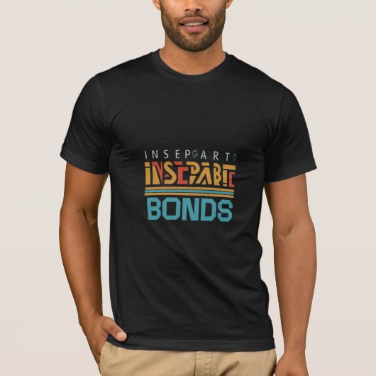 Inséparable Bonds t-shirt noir (Devant)