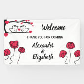 Inséparable de bannière Mariage d'accueil (Horizontal)