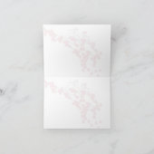 Inséparable vintage Merci Mariage de fleurs cerise (Intérieur)