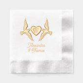 Inséparables 1 Monogramme cardiaque initial Nom du (Recto)