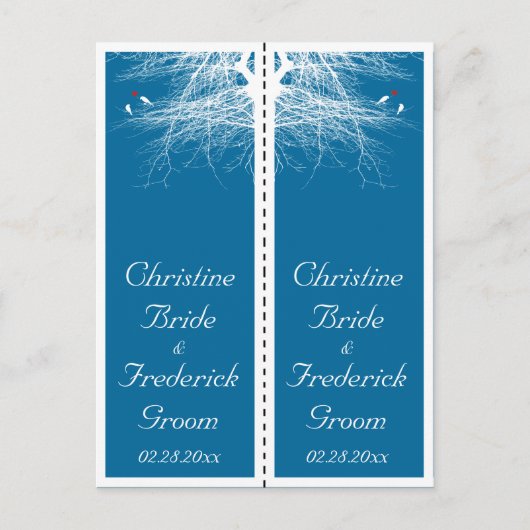 Inséparables 2, souvenir 2x carte postale signet (Devant)