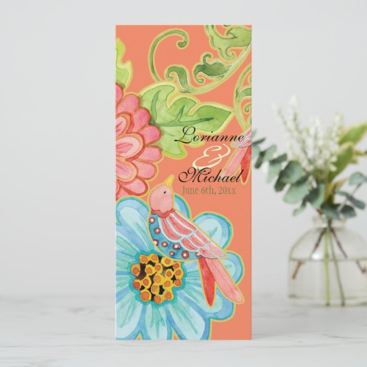 Inséparables 3, menu moderne floral de paradis de (Debout devant)