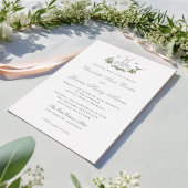 Inséparables "A" Faire-part de mariage à huile de