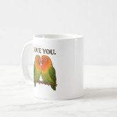 Inséparables Amoureux - Tasses et Mugs (Devant gauche)