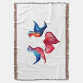 Inséparables, Aquarelle Jetez la couverture (devant Vertical)