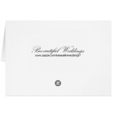 Inséparables, carte invitation. (Dos Horizontal)