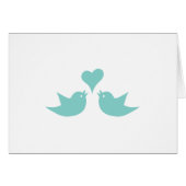 Inséparables chantant du coeur (Devant horizontal)