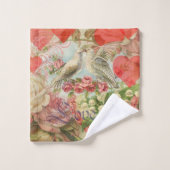 Inséparables Coeur antique Vintage (Gant de toilette)