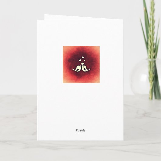 Inséparables de la carte de Saint-Valentin (Dos)