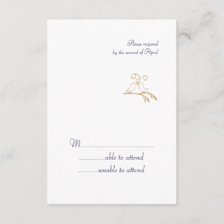 Inséparables d'or RSVP