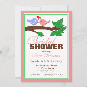 Inséparables en succursale - Invitations de douche
