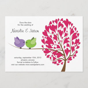 Inséparables Enregistrer la carte Date