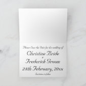 Inséparables, enregistrez la carte de date. (Intérieur)