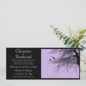 Inséparables, invitation 4"x9.25" (Debout devant)