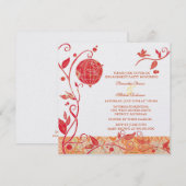 Inséparables : Invitations Fiançailles (Devant / Derrière)