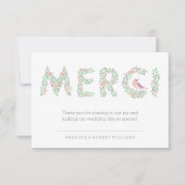 Inséparables & Lettres Merci (Devant)