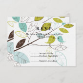Inséparables Mariage RSVP (Devant / Derrière)