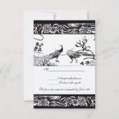 INSÉPARABLES mariages RSVP Black White Invitations (Devant)