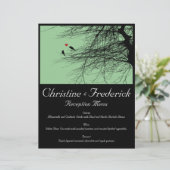 Inséparables, menu mariage et prospectus (Debout devant)