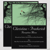 Inséparables, menu mariage et prospectus (Devant / Derrière)