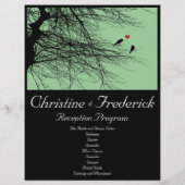 Inséparables, menu mariage et prospectus (Dos)