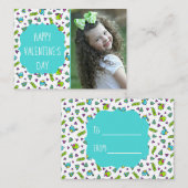 Inséparables mignons Valentine's Day Cartes photos (Devant / Derrière)