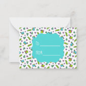 Inséparables mignons Valentine's Day Cartes photos (Dos)