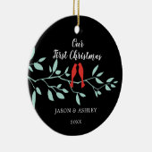 Inséparables Notre premier ornement de Noël (Droite)