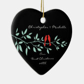 Inséparables notre premier ornement de Noël (Droite)