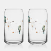 Inséparables rustiques de bois Mariage romantique (Gauche)