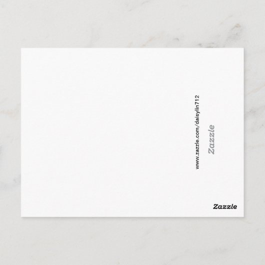 Inséparables sur la carte de Mariage bleu marine (Dos)