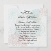 Inséparables sur le Faire-part de mariage de couro (Dos)