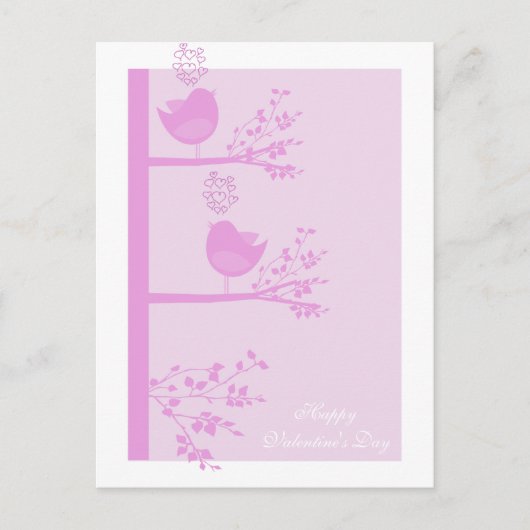 Inséparables Valentine's Day Cartes postales (Devant)