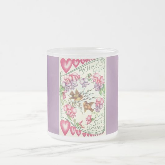 inséparables Vintage Valentine Mug (Centre)