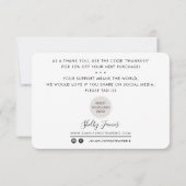 INSÉRER ENTREPRISE moderne merci kelly vert (Dos)