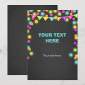 Insérer la carte Neon Glow dans le panneau Dark Ta (Devant / Derrière)