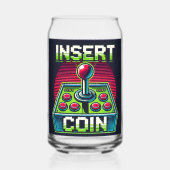 Insérer pièce Retro Arcade Can Glass - 80s Jeu (Recto)