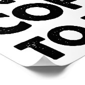 Insérer un poster drôle sur le café (Coin)