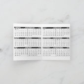 Insérez la carte florale de couleur de Noël de (Intérieur)