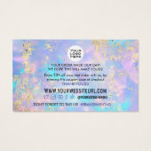 Insérez le code de coupon de réduction client Opal (Dos)