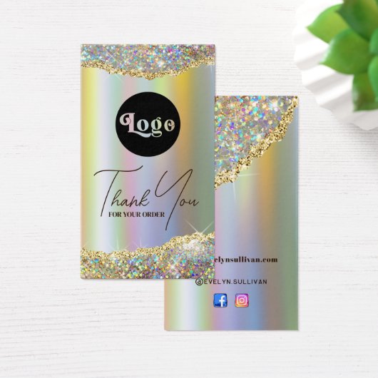 Insérez le dossier de parties scintillant Gold fau (Bureau)