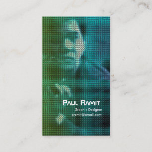 Insérez le modèle 1 de carte de visite de photo