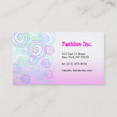 Insérez le modèle 2 de carte de visite de photo (Dos)