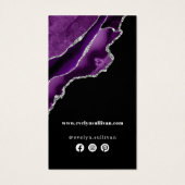 Insérez le paquet d'agrafes violet et argent (Dos)